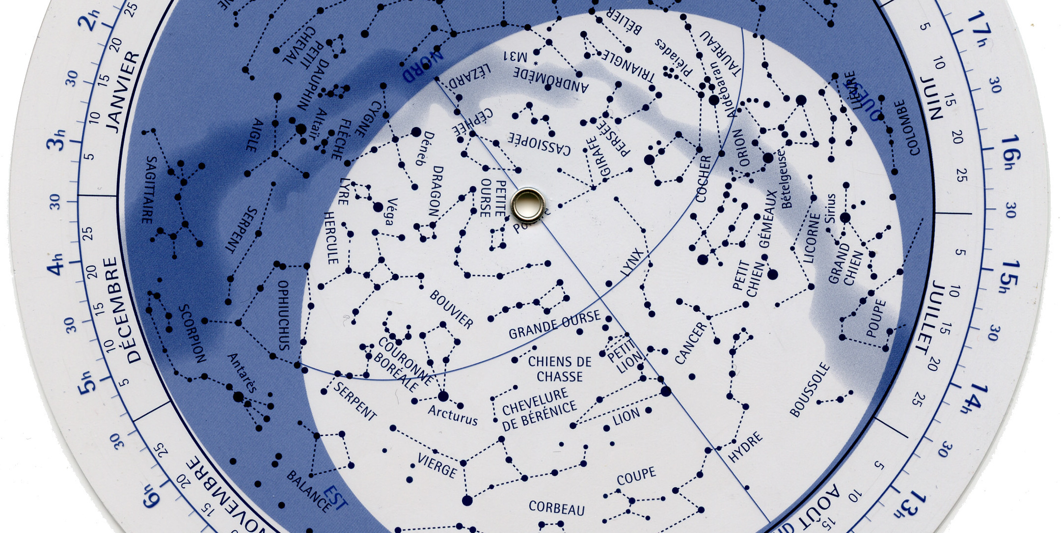 Utiliser une carte du ciel mobile